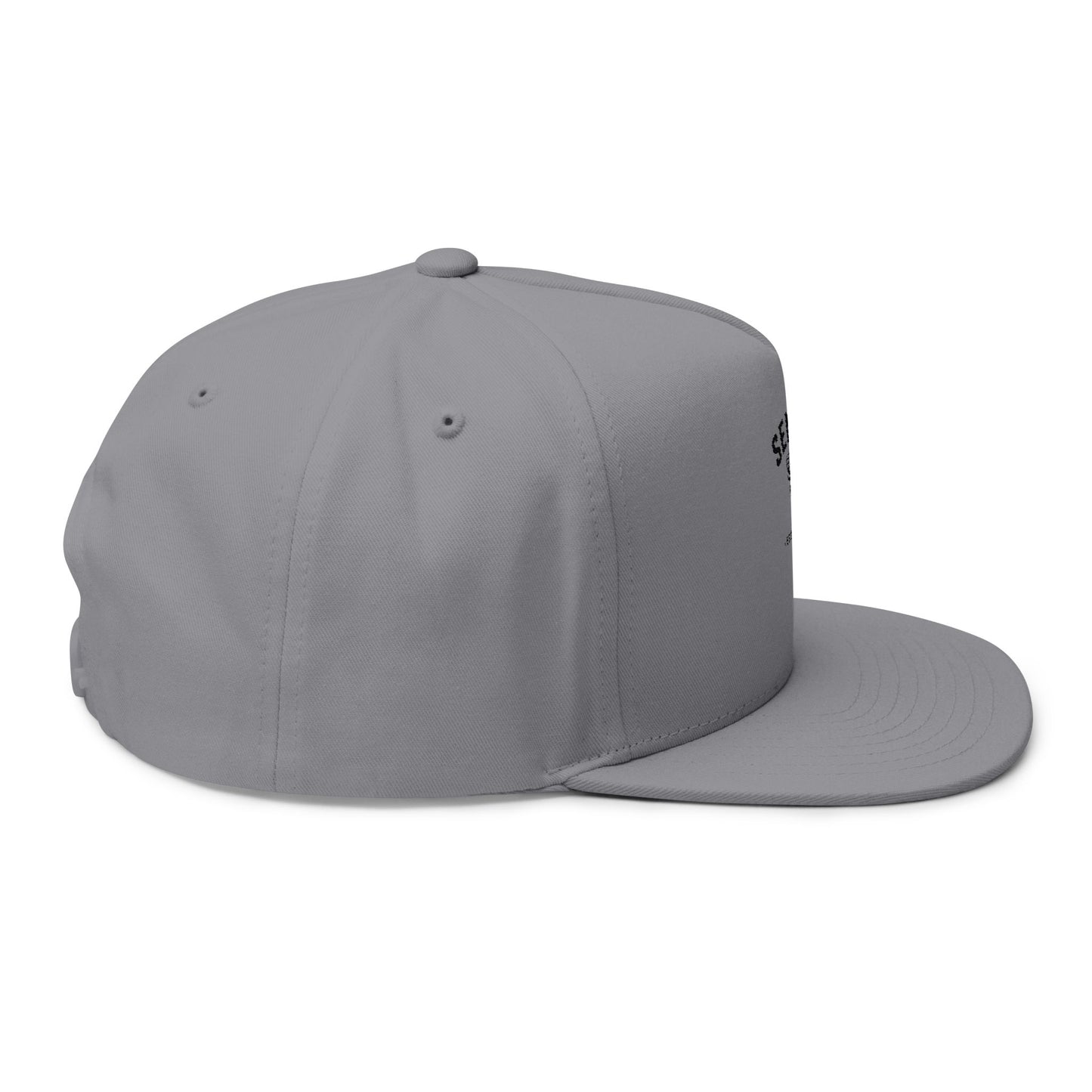 Embroidered 'SENDRZ' Deer Logo Flat Bill Cap