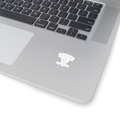 SENDRZ Deer Logo Sticker White