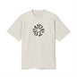 T-Shirt — Minimal Black Swirl Graphic Tee (Abstract Center Chest)