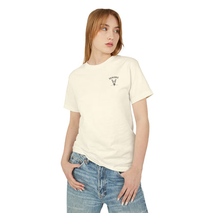 Fly Mountain Graphic Tee — Snowboarder Vintage-Style Short Sleeve Shirt