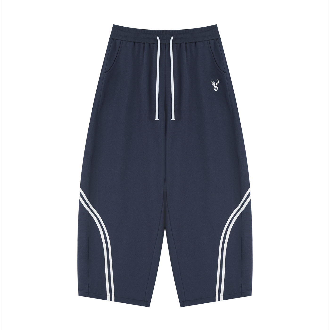 Unisex Wide Leg Piping Sweatpants