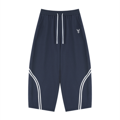Unisex Wide Leg Piping Sweatpants