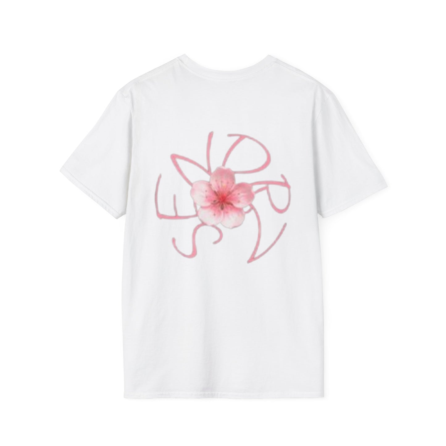 Floral 'Serene' T-Shirt — Pink Hibiscus Graphic Tee