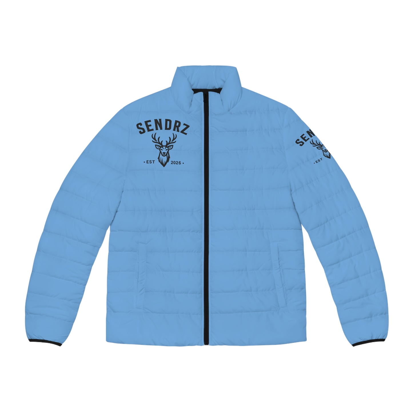 Copy of Sendrz Deer Logo Puffer Jacket — Men's Lightweight Quilted Coat