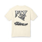 Fly Mountain Graphic Tee — Snowboarder Vintage-Style Short Sleeve Shirt