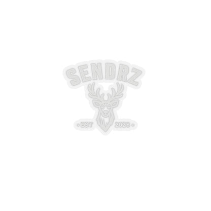 SENDRZ Deer Logo Sticker White