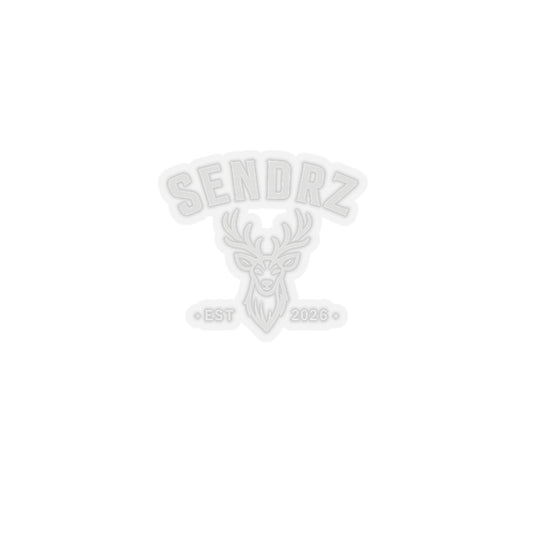 SENDRZ Deer Logo Sticker White
