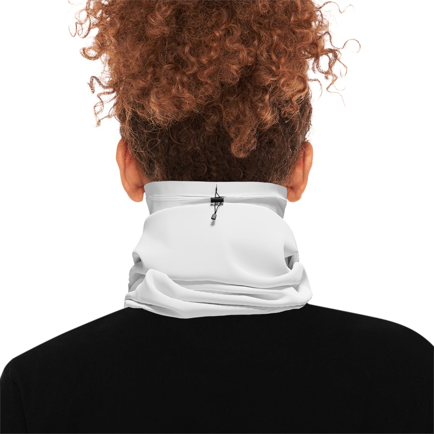 Deer Logo Winter Neck Gaiter with Drawstring — Cozy Outdoor Face Mask