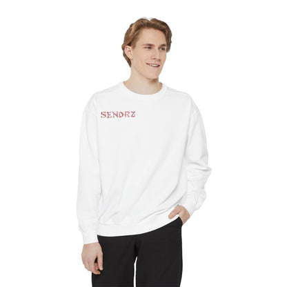Senorz Floral Sweatshirt — White Cherry Blossom Graphic Crewneck