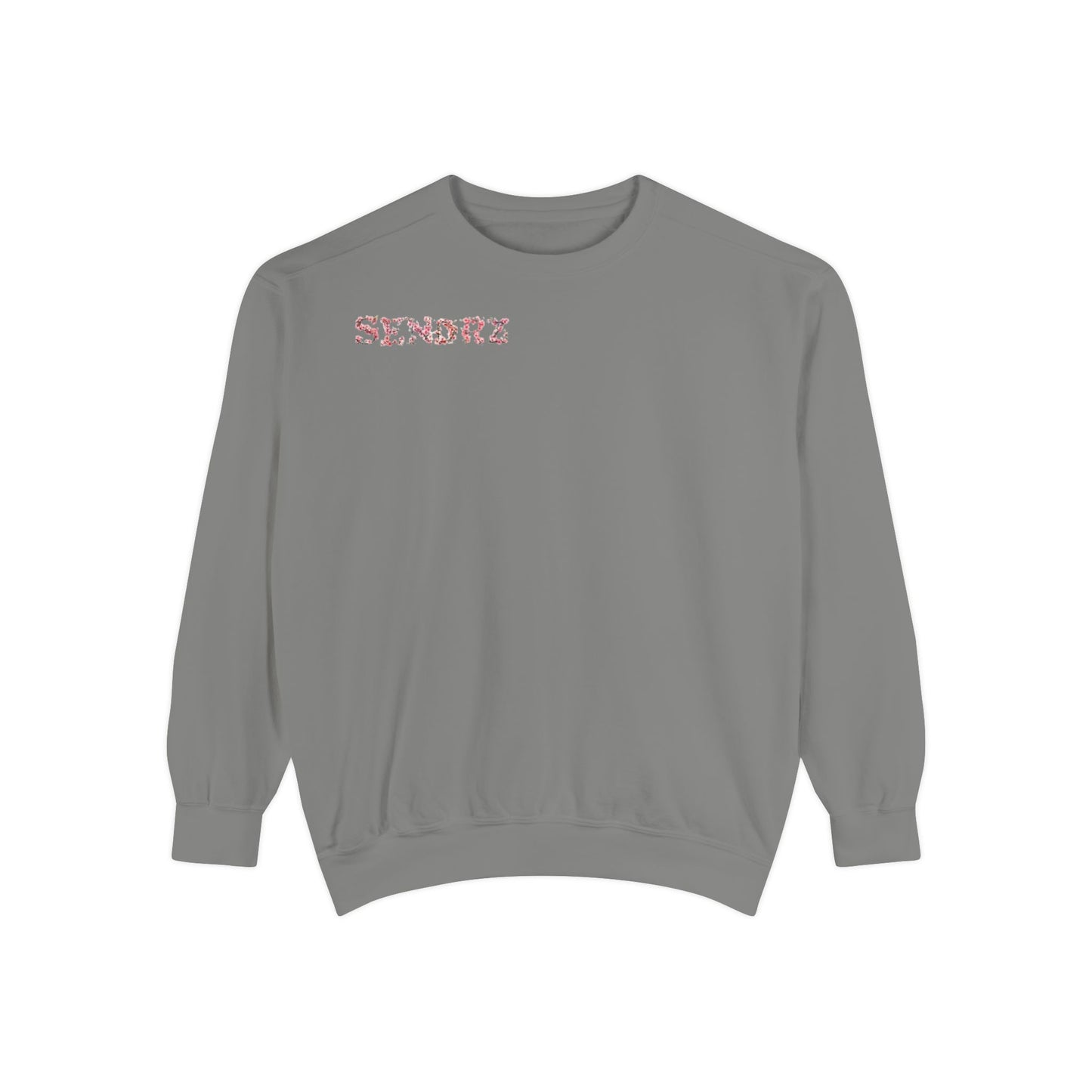 Senorz Floral Sweatshirt — White Cherry Blossom Graphic Crewneck