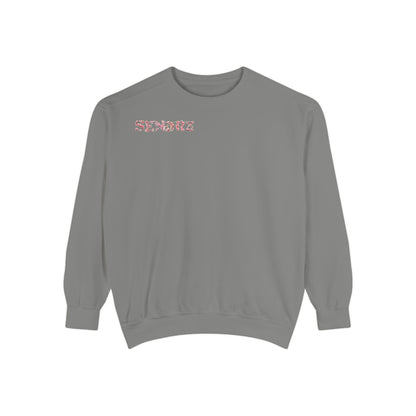 Senorz Floral Sweatshirt — White Cherry Blossom Graphic Crewneck