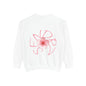 Senorz Floral Sweatshirt — White Cherry Blossom Graphic Crewneck