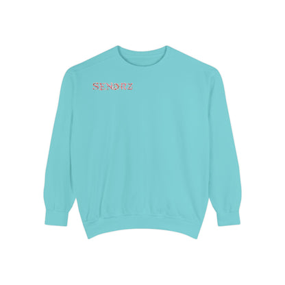 Senorz Floral Sweatshirt — White Cherry Blossom Graphic Crewneck