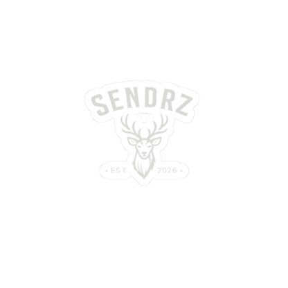 SENDRZ Deer Logo Sticker White