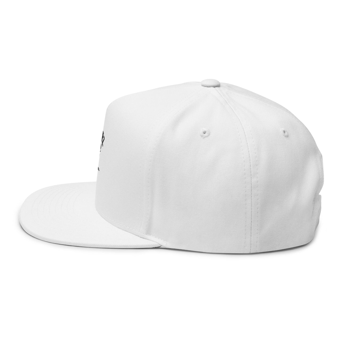 Embroidered 'SENDRZ' Deer Logo Flat Bill Cap