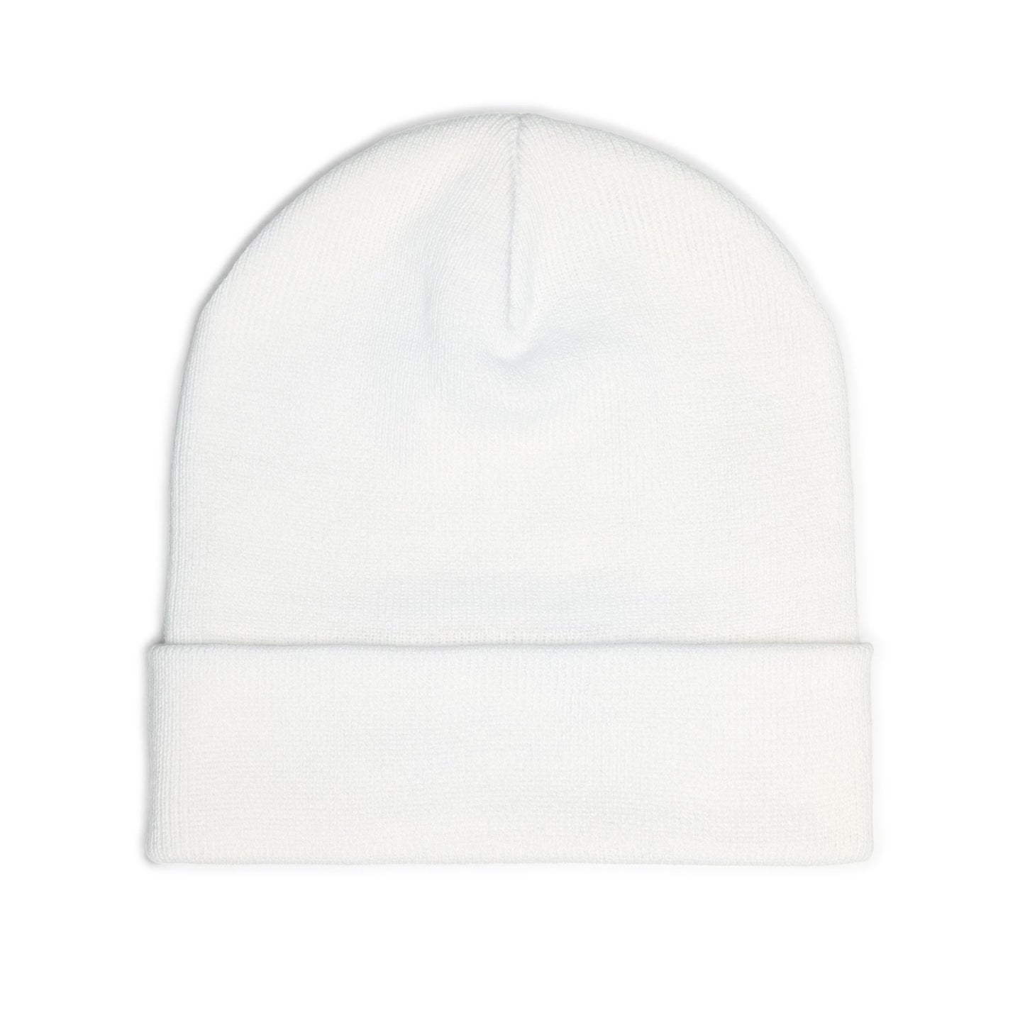 Embroidered Deer Logo Knit Beanie — 'SENDRZ' Cuffed Winter Hat