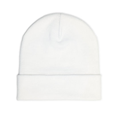 Embroidered Deer Logo Knit Beanie — 'SENDRZ' Cuffed Winter Hat