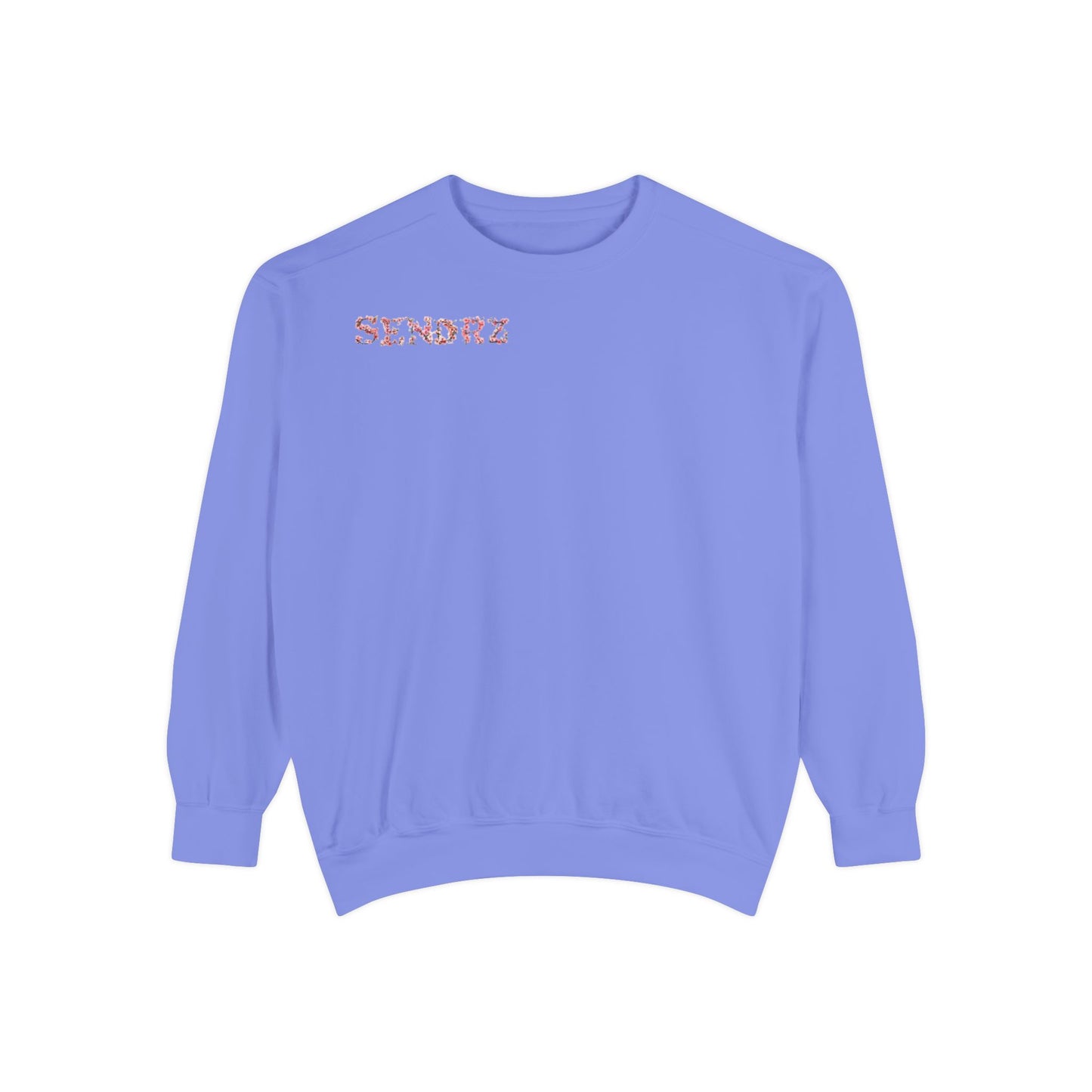 Senorz Floral Sweatshirt — White Cherry Blossom Graphic Crewneck