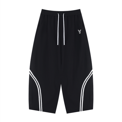Unisex Wide Leg Piping Sweatpants