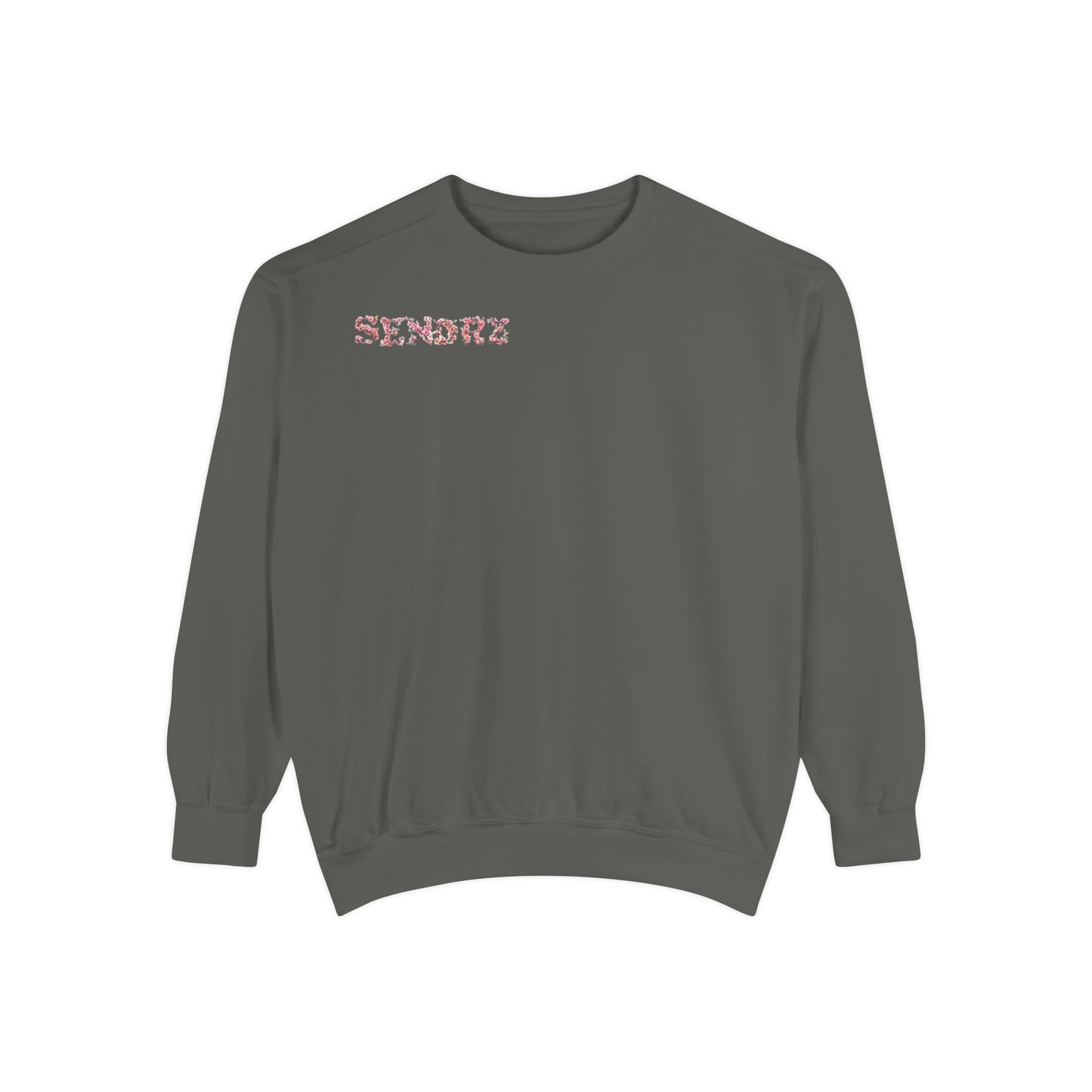 Senorz Floral Sweatshirt — White Cherry Blossom Graphic Crewneck