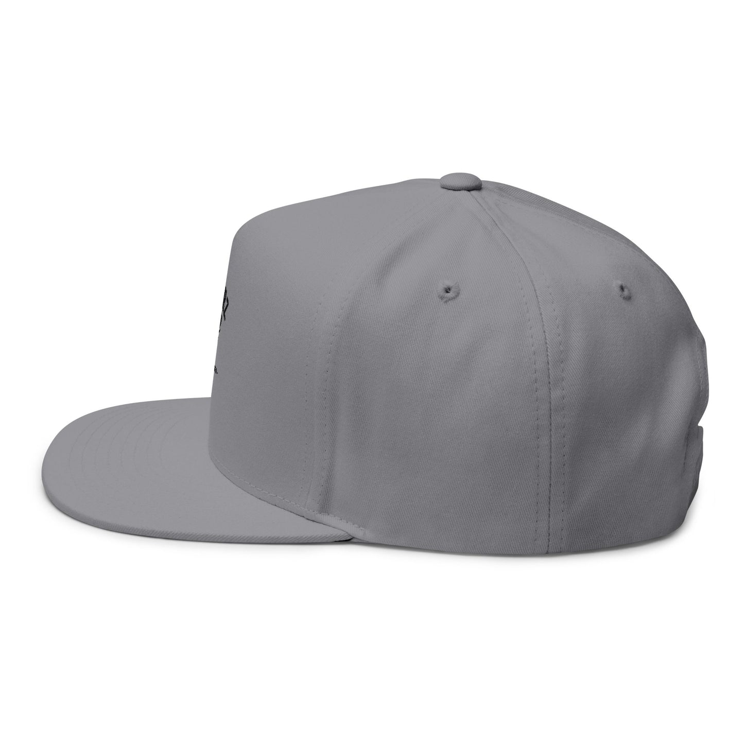 Embroidered 'SENDRZ' Deer Logo Flat Bill Cap