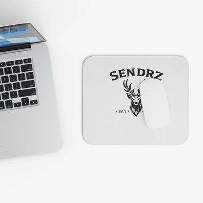 Sendrz Deer Logo Mouse Pad — Established 2026 Rectangular Gaming/Work Mousepad