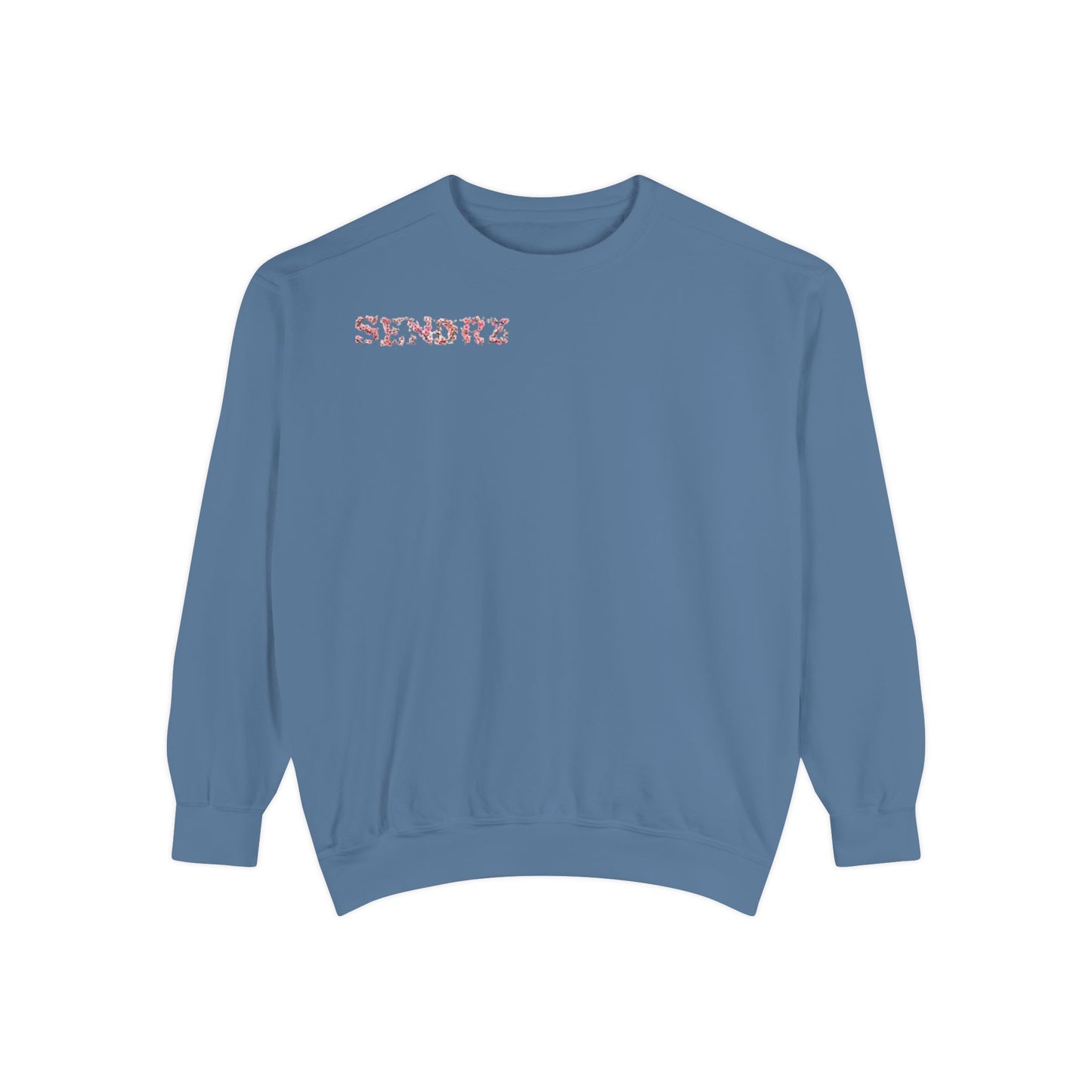 Senorz Floral Sweatshirt — White Cherry Blossom Graphic Crewneck