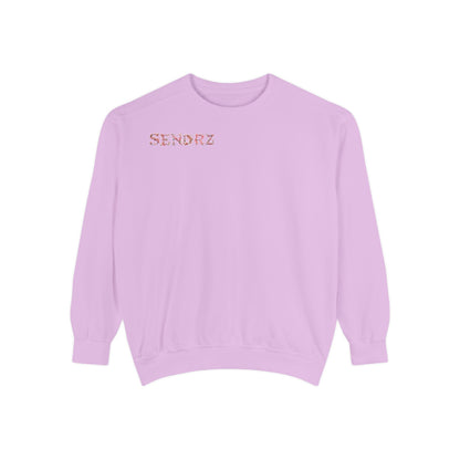 Senorz Floral Sweatshirt — White Cherry Blossom Graphic Crewneck