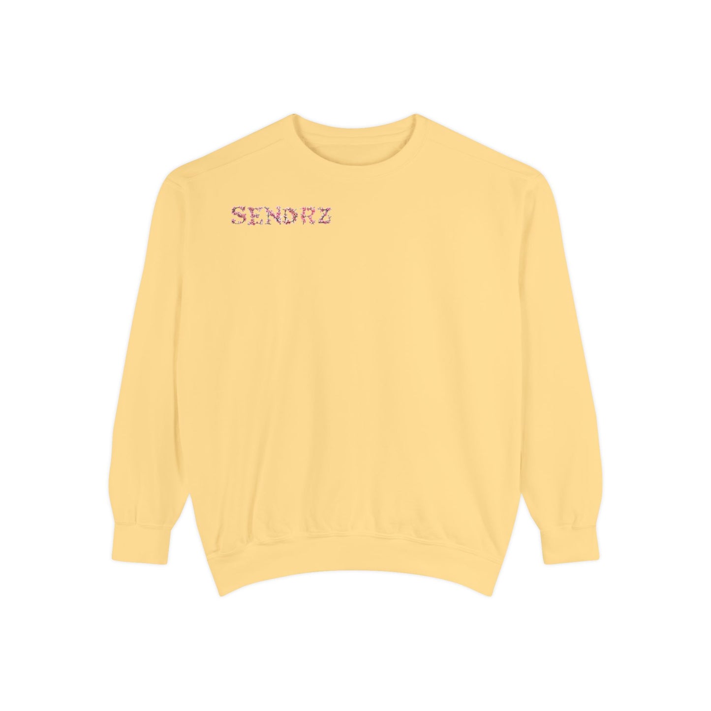 Senorz Floral Sweatshirt — White Cherry Blossom Graphic Crewneck