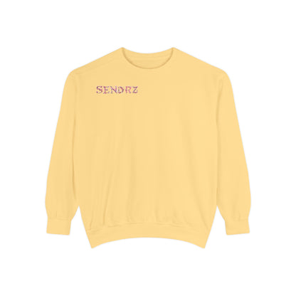 Senorz Floral Sweatshirt — White Cherry Blossom Graphic Crewneck