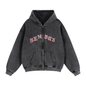 Zip-Through Boxy Fleece Hoodie