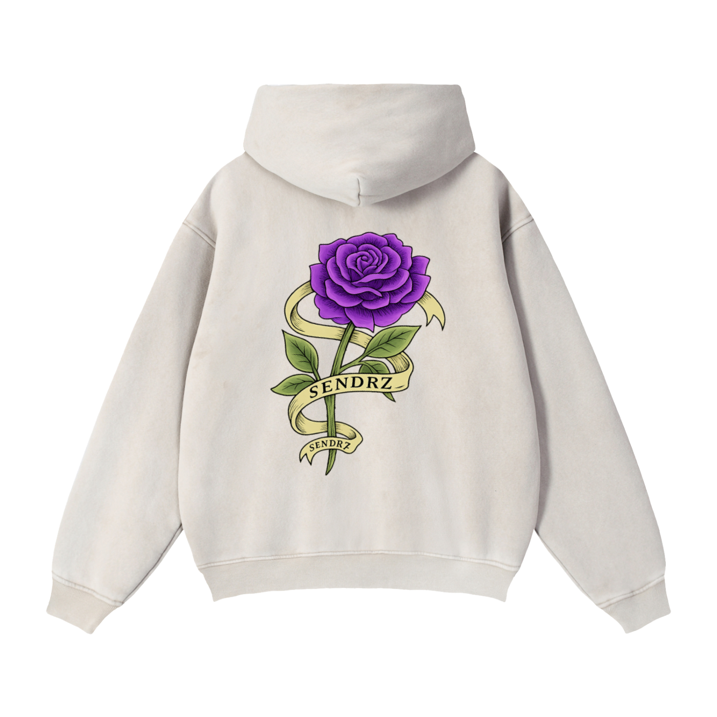 Zip-Through Boxy Fleece Hoodie