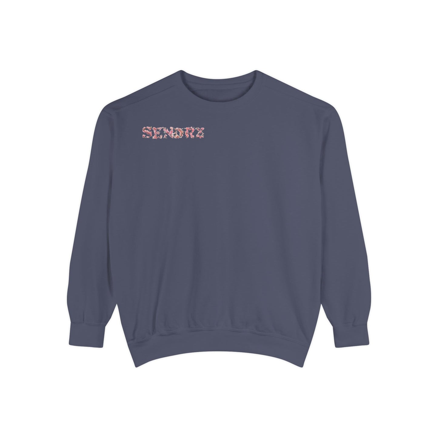 Senorz Floral Sweatshirt — White Cherry Blossom Graphic Crewneck