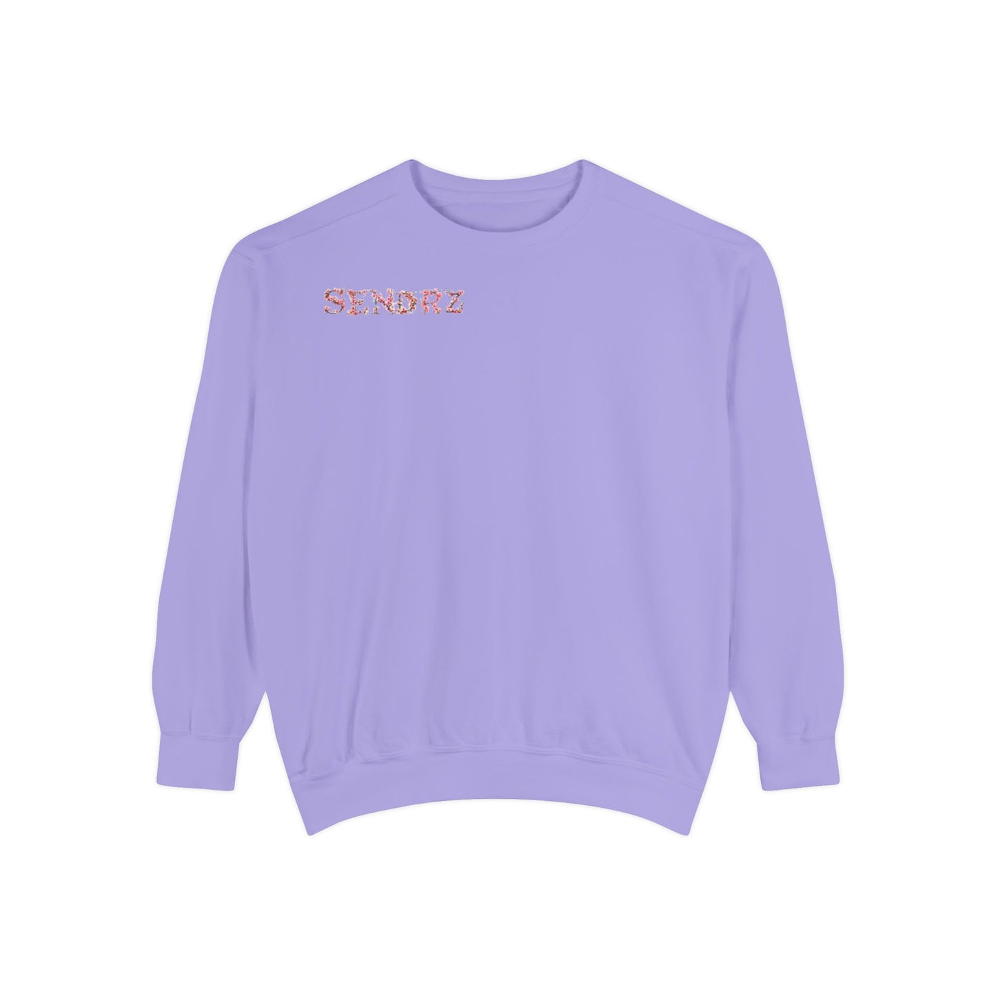 Senorz Floral Sweatshirt — White Cherry Blossom Graphic Crewneck