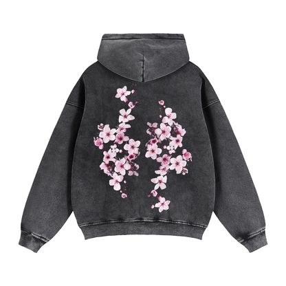 Zip-Through Boxy Fleece Hoodie