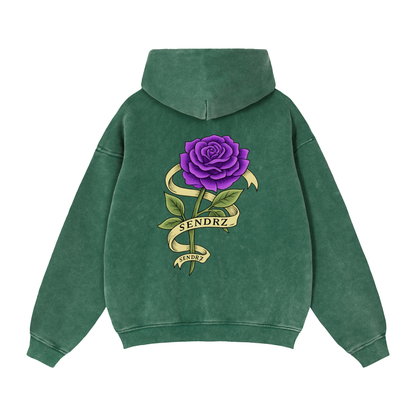 Zip-Through Boxy Fleece Hoodie