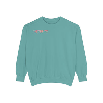 Senorz Floral Sweatshirt — White Cherry Blossom Graphic Crewneck