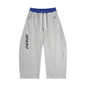 Plaid Waistband Barrel Sweatpants