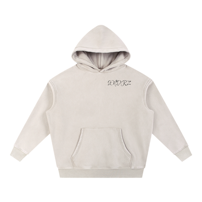 Snow Wash Fleece Oversize Hoodie