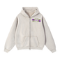 Zip-Through Boxy Fleece Hoodie