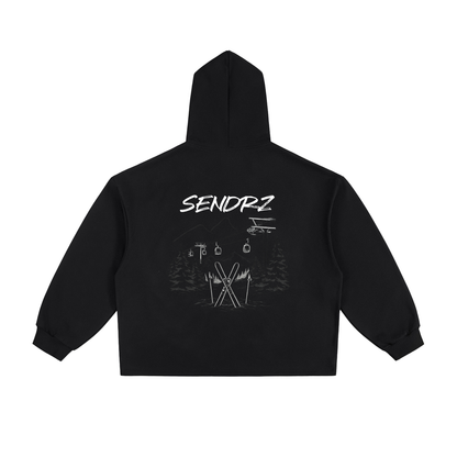 Essential Heavyweight Oversized Drawstring Hem Hoodie