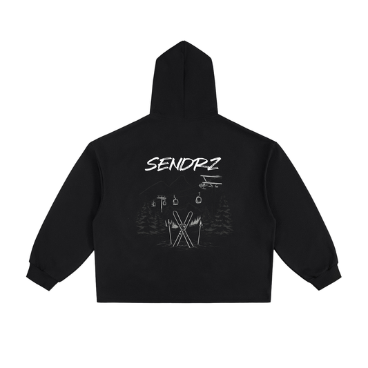 Essential Heavyweight Oversized Drawstring Hem Hoodie