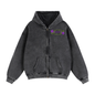 Zip-Through Boxy Fleece Hoodie