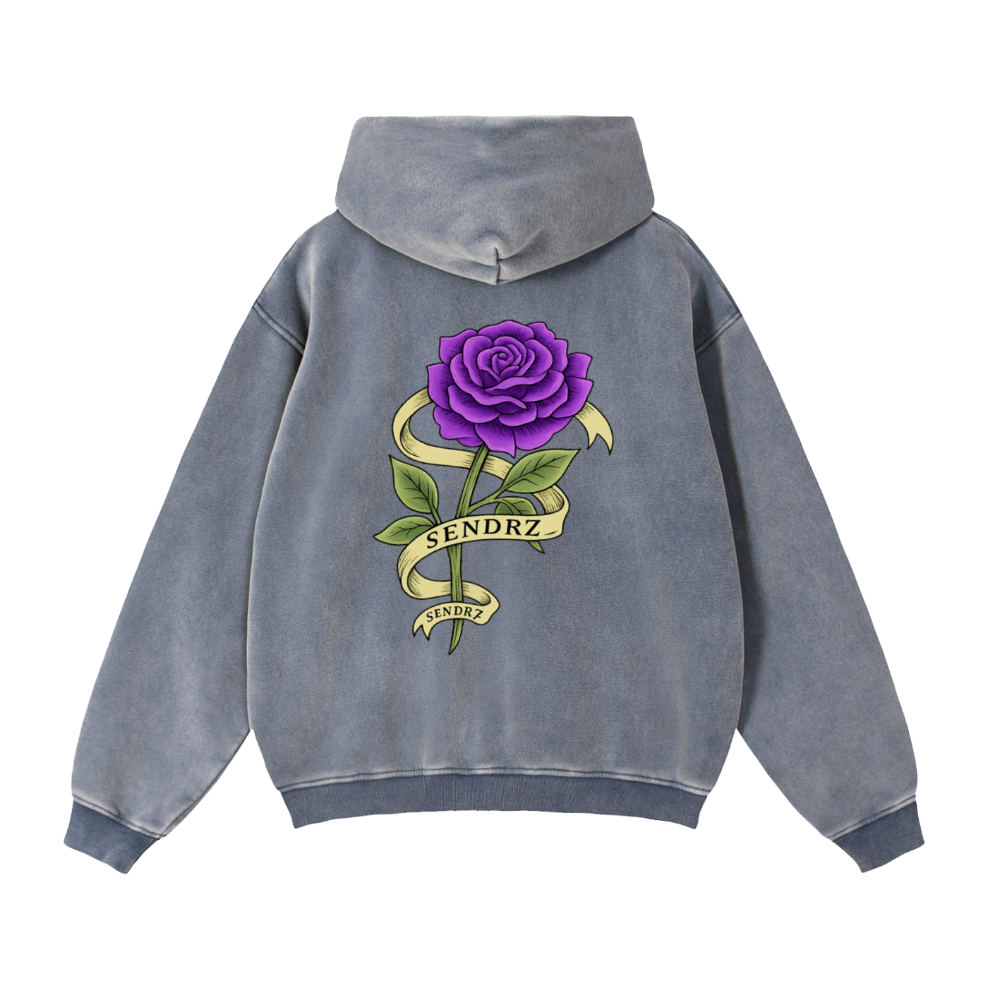 Zip-Through Boxy Fleece Hoodie