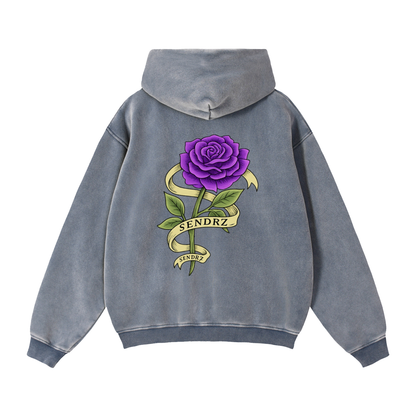Zip-Through Boxy Fleece Hoodie
