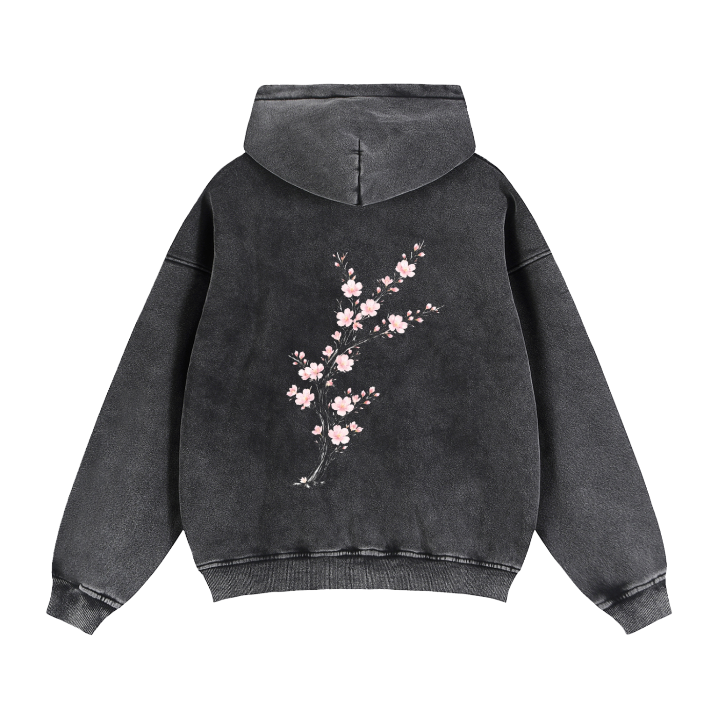 Zip-Through Boxy Fleece Hoodie